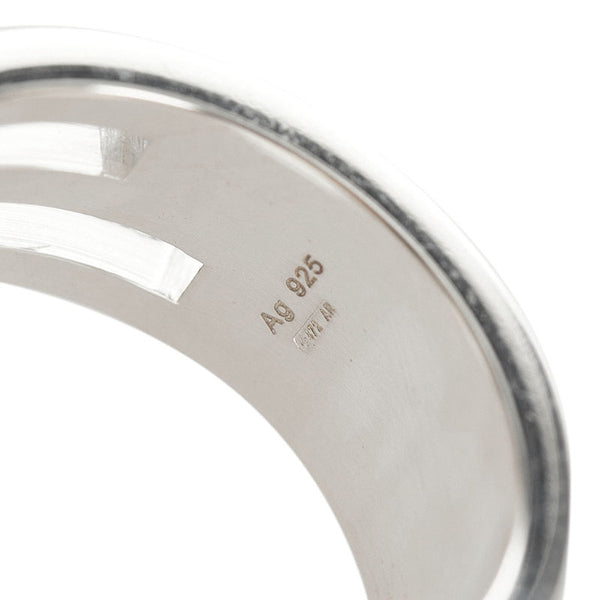 グッチ SV925 シルバー Gリング リング 指輪 レディース GUCCI 13号 【中古】