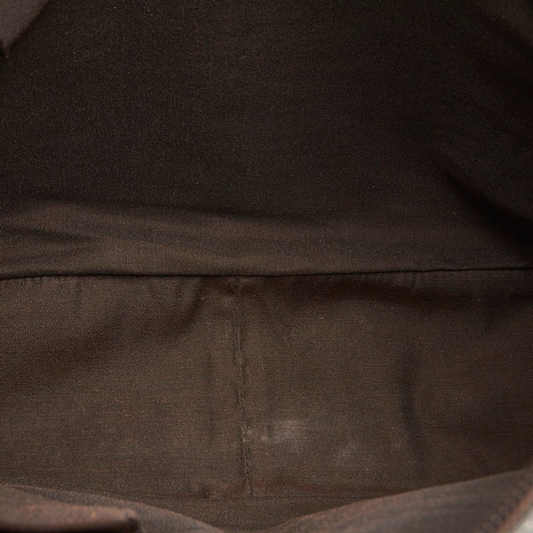 グッチ ＧＧクリスタル 239581 ブラウン  レザー コーティングキャンバス ショルダーバッグ レディース GUCCI 【中古】