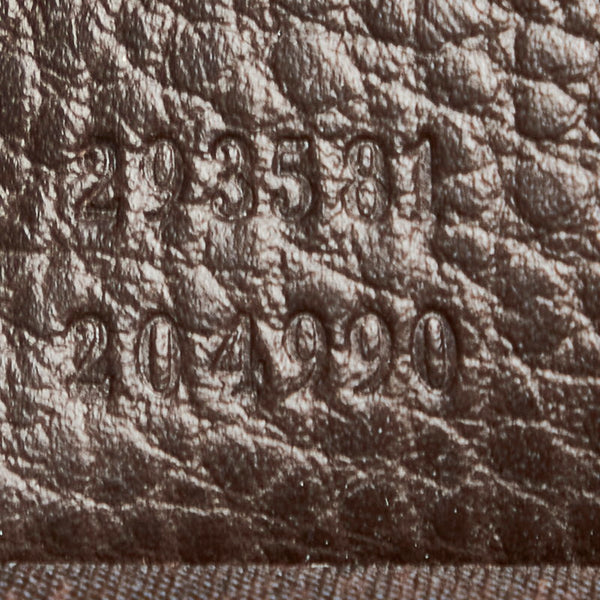 グッチ ＧＧクリスタル 239581 ブラウン  レザー コーティングキャンバス ショルダーバッグ レディース GUCCI 【中古】