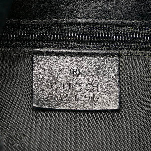 グッチ ショルダーバッグ 001 4030 ブラック レザー ナイロン レディース GUCCI 【中古】