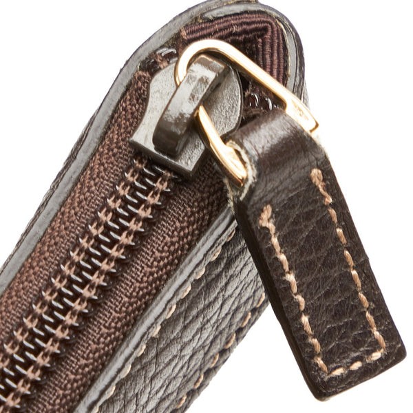 グッチ GGクリスタル アビー 268640 ベージュ ブラウン PVC レザー ショルダーバッグ レディース GUCCI 【中古】