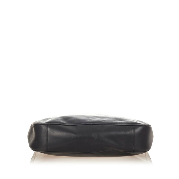 グッチ バンブー ハンドバッグ ショルダーバッグ 2WAY 001 1577 ブラック レザー レディース GUCCI 【中古】