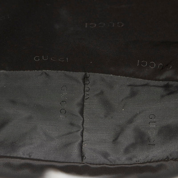 グッチ バンブー ハンドバッグ ショルダーバッグ 2WAY 001 1577 ブラック レザー レディース GUCCI 【中古】