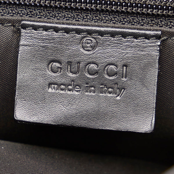 グッチ バンブー ハンドバッグ ショルダーバッグ 2WAY 001 1577 ブラック レザー レディース GUCCI 【中古】