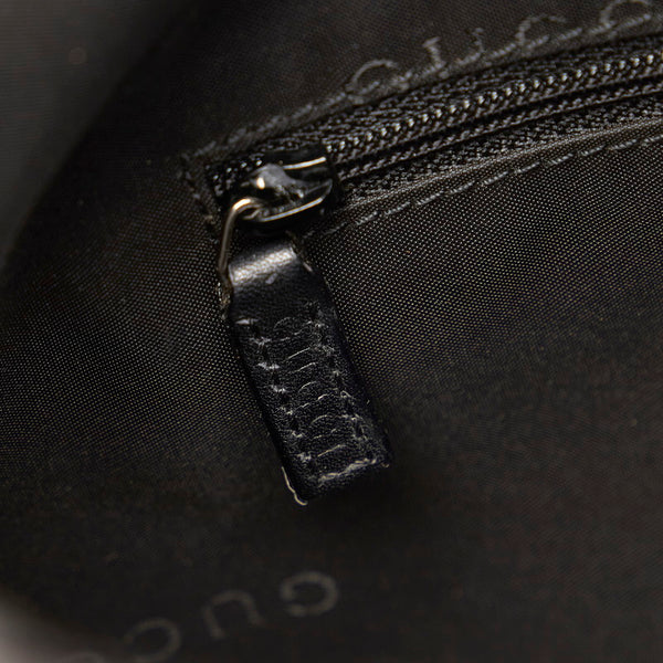 グッチ バンブー ハンドバッグ ショルダーバッグ 2WAY 001 1577 ブラック レザー レディース GUCCI 【中古】