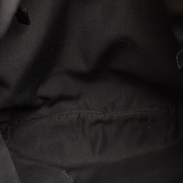 グッチ GGキャンバス アビー 203257 ブラック キャンバス レザー 斜め掛け ショルダーバッグ レディース GUCCI 【中古】