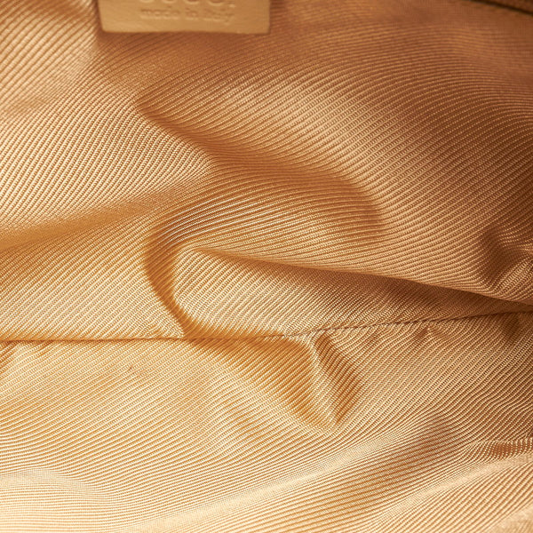 グッチ 001 4158 ベージュ スウェード ワンショルダー レディース GUCCI 【中古】