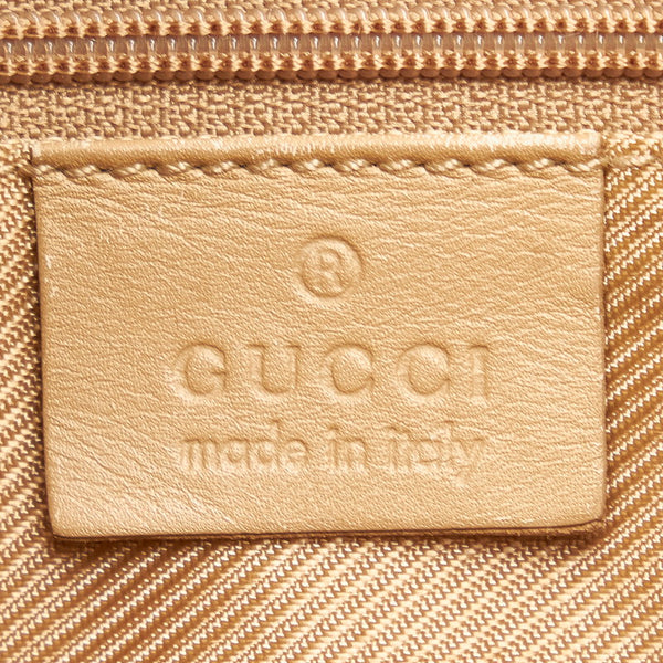 グッチ 001 4158 ベージュ スウェード ワンショルダー レディース GUCCI 【中古】