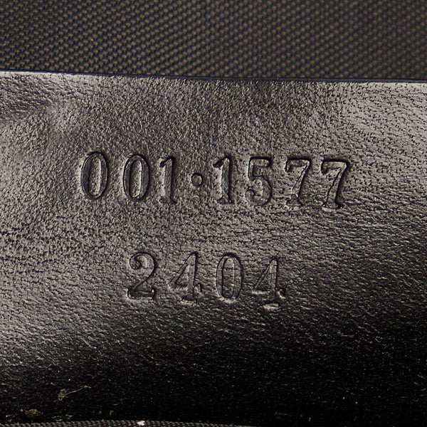 グッチ バンブー 001 1577 ブラック スウェード レザー ショルダーバッグ レディース GUCCI 【中古】