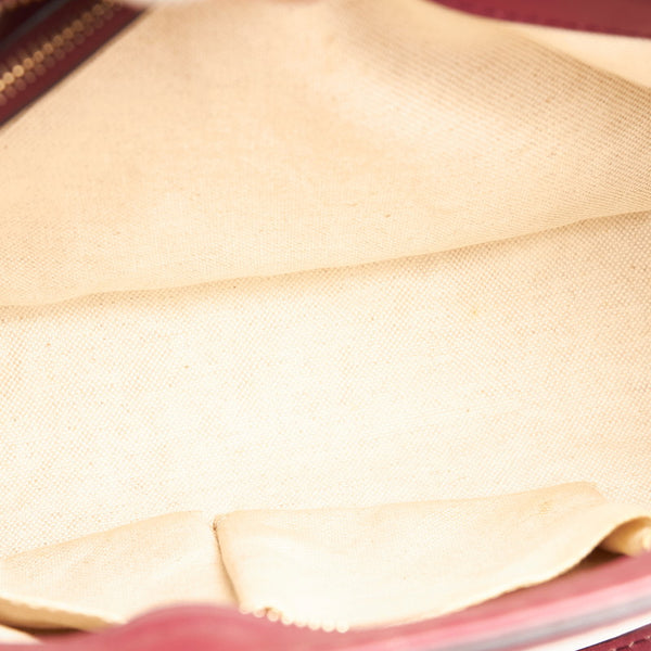 グッチ グッチシマ メイフェア 257063 ワインレッド レザー トートバッグ レディース GUCCI 【中古】