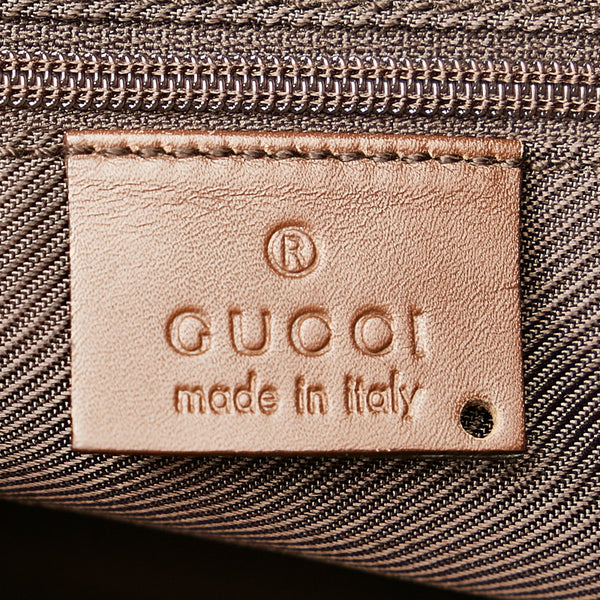 グッチ GGキャンバス 000 0854 ブラウン ベージュ キャンバス レザー ショルダーバッグトートバッグ レディース GUCCI 【中古】