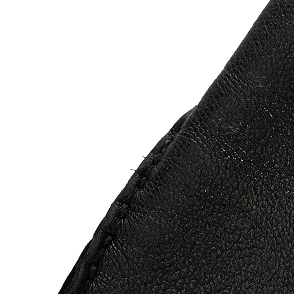 エルメス 手袋 ブラック レザー レディース HERMES 【中古】