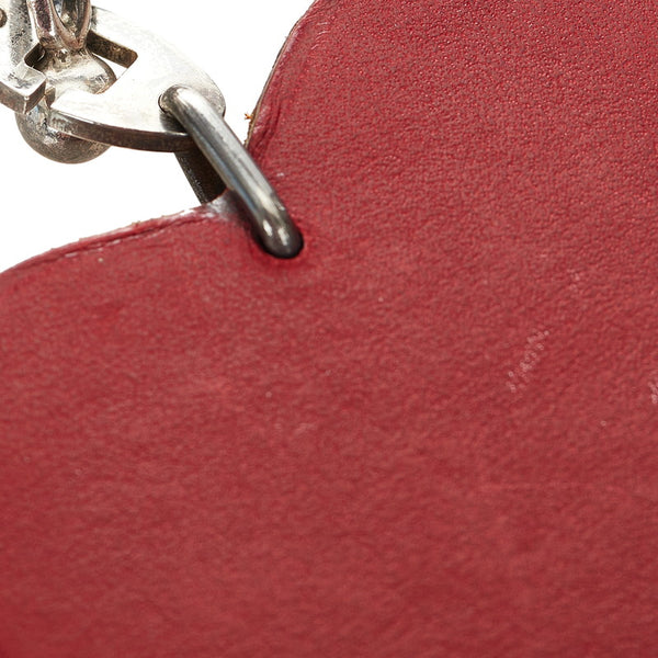 エルメス リンゴ チャーム レッド レザー レディース HERMES 【中古】