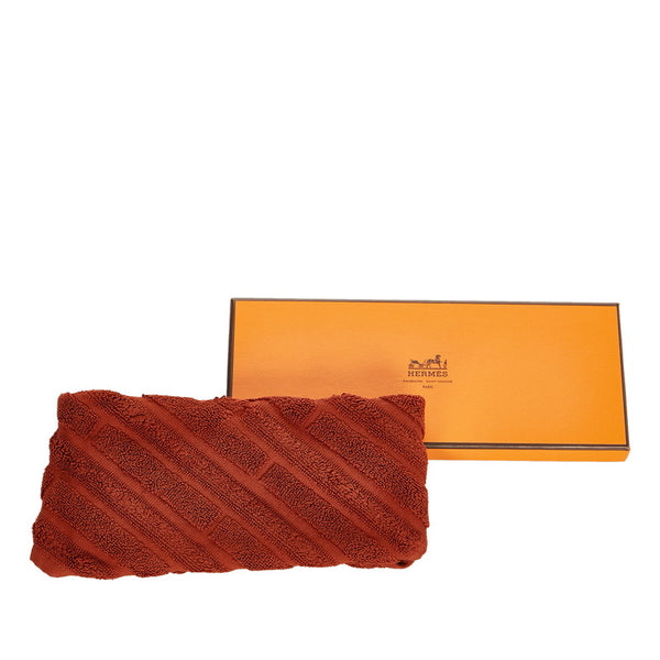 エルメス ハンカチ ブラウン パイル レディース HERMES 【中古】