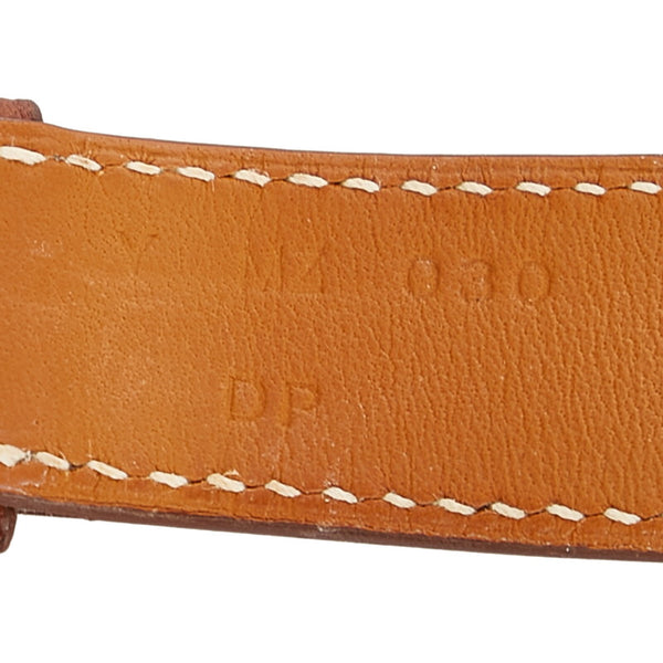 エルメス ブラウン レザー アップルウォッチバンド 40㎜用 レディース HERMES Y刻印 【中古】