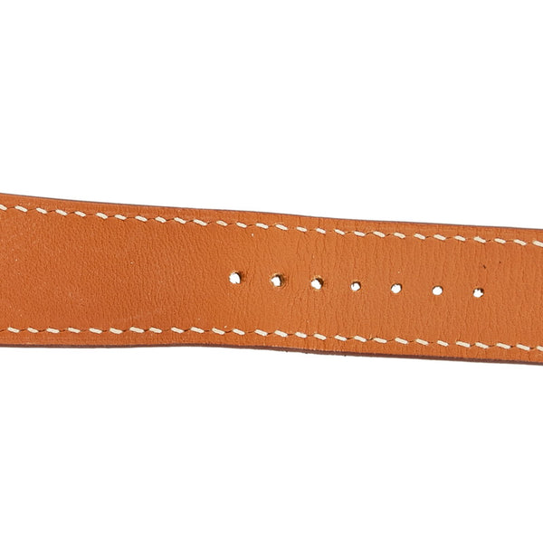 エルメス ブラウン レザー アップルウォッチバンド 40㎜用 レディース HERMES Y刻印 【中古】