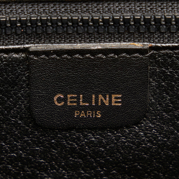 セリーヌ ハンドバッグ ショルダーバッグ 2way ブラック ブラウン レザー メンズ CELINE 【中古】