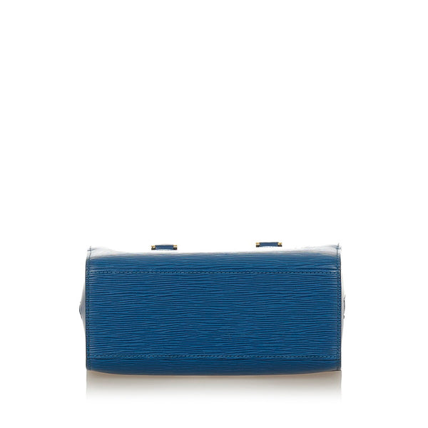 ルイ ヴィトン エピ ポンヌフ M52055 トレドブルー レザー ハンドバッグ レディース LOUIS VUITTON 【中古】