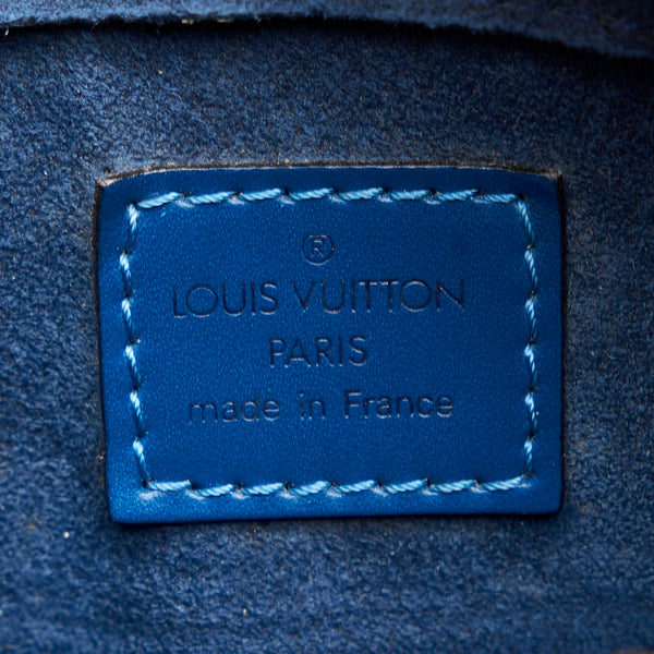ルイ ヴィトン エピ ポンヌフ M52055 トレドブルー レザー ハンドバッグ レディース LOUIS VUITTON 【中古】