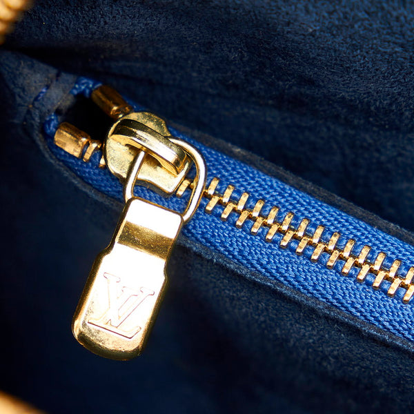 ルイ ヴィトン エピ ポンヌフ M52055 トレドブルー レザー ハンドバッグ レディース LOUIS VUITTON 【中古】