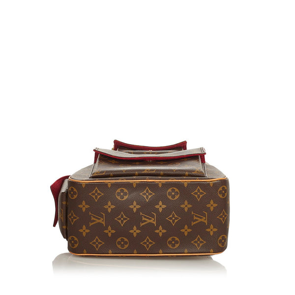 ルイ ヴィトン モノグラム エクサントリシテ Ｍ51161 ブラウン PVC レザー ハンドバッグ レディース LOUIS VUITTON 【中古】