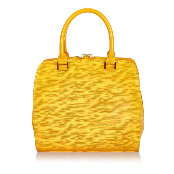 ルイ ヴィトン エピ ポンヌフ Ｍ52059 イエロー レザー ハンドバッグ レディース LOUIS VUITTON 【中古】