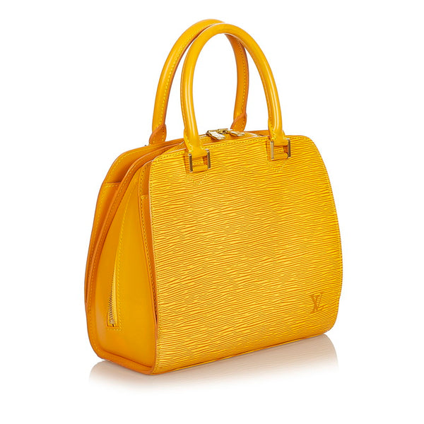ルイ ヴィトン エピ ポンヌフ Ｍ52059 イエロー レザー ハンドバッグ レディース LOUIS VUITTON 【中古】