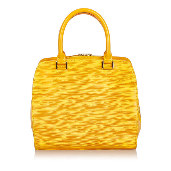 ルイ ヴィトン エピ ポンヌフ Ｍ52059 イエロー レザー ハンドバッグ レディース LOUIS VUITTON 【中古】