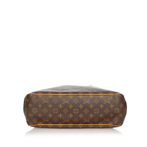 ルイ ヴィトン モノグラム バティニョール・オリゾンタル ハンドバッグ M51154 ブラウン PVC レザー レディース LOUIS VUITTON 【中古】