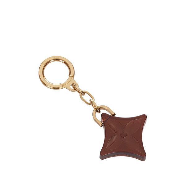 ルイ ヴィトン ノベルティ ゴールド ブラウン メッキ キーリング レディース LOUIS VUITTON 【中古】