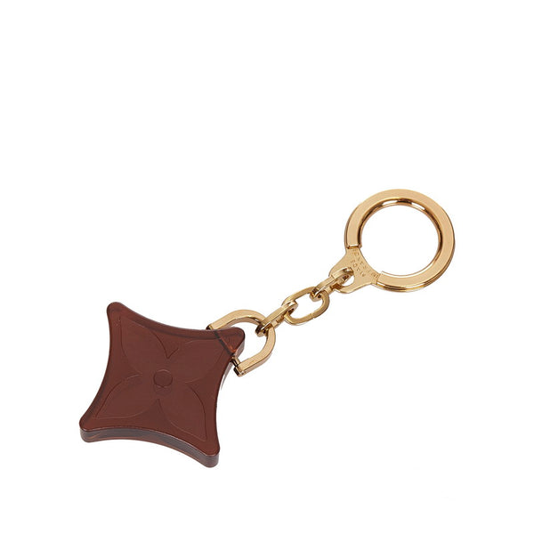 ルイ ヴィトン ノベルティ ゴールド ブラウン メッキ キーリング レディース LOUIS VUITTON 【中古】