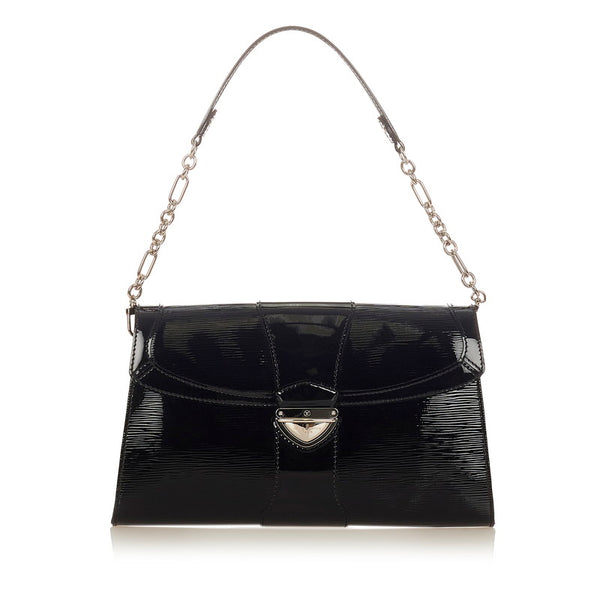ルイ ヴィトン エピ イエナ M4027N ブラック パテントレザー 肩掛け チェーン ショルダーバッグ レディース LOUIS VUITTON 【中古】