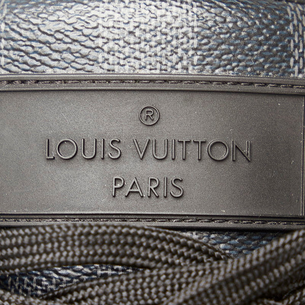 ルイ ヴィトン ダミエグラフィット ハイカット ブラック PVC レザー スニーカー レディース LOUIS VUITTON 【中古】