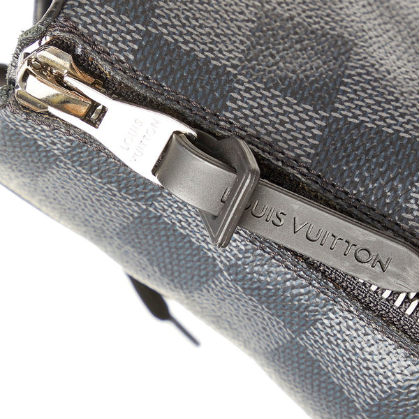 ルイ ヴィトン ダミエグラフィット ハイカット ブラック PVC レザー スニーカー レディース LOUIS VUITTON 【中古】