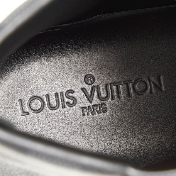 ルイ ヴィトン ダミエグラフィット ハイカット ブラック PVC レザー スニーカー レディース LOUIS VUITTON 【中古】