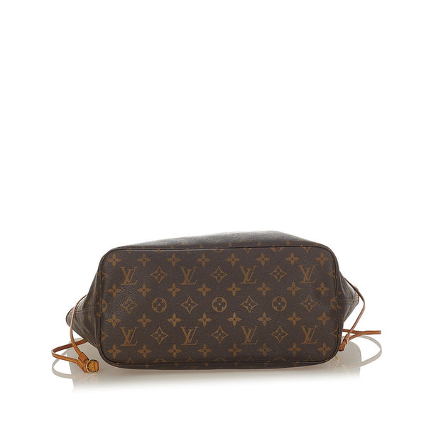 ルイ ヴィトン モノグラム ネヴァーフルMM M40156 ブラウン PVC レザー ショルダーバッグ トートバッグ レディース LOUIS VUITTON 【中古】