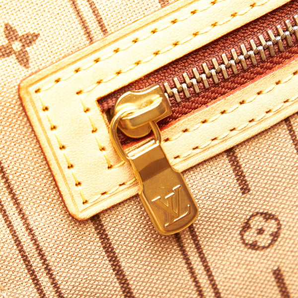 ルイ ヴィトン モノグラム ネヴァーフルMM M40156 ブラウン PVC レザー ショルダーバッグ トートバッグ レディース LOUIS VUITTON 【中古】