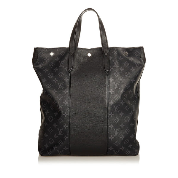 ルイ ヴィトン タイガラマ シティトート M30431 ブラック グレー PVC レザー ショルダーバッグ トートバッグ 2WAY メンズ LOUIS VUITTON 【中古】