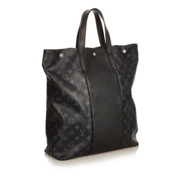 ルイ ヴィトン タイガラマ シティトート M30431 ブラック グレー PVC レザー ショルダーバッグ トートバッグ 2WAY メンズ LOUIS VUITTON 【中古】