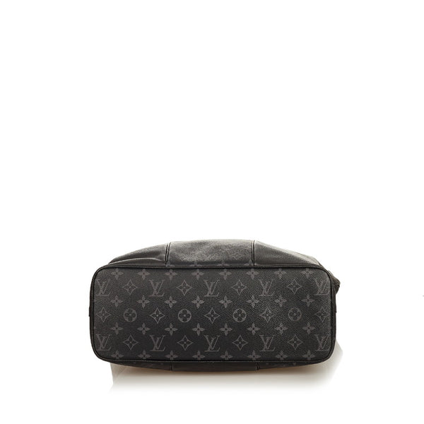 ルイ ヴィトン タイガラマ シティトート M30431 ブラック グレー PVC レザー ショルダーバッグ トートバッグ 2WAY メンズ LOUIS VUITTON 【中古】