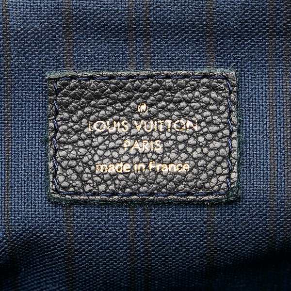 ルイ ヴィトン モノグラム アンプラント ルミニューズPM  M93410 ブラック レザー トートバッグ レディース LOUIS VUITTON 【中古】