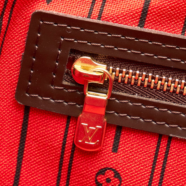 ルイ ヴィトン ダミエ  ネヴァーフルMM N51105 ブラウン PVC レザー トートバッグ レディース LOUIS VUITTON 【中古】