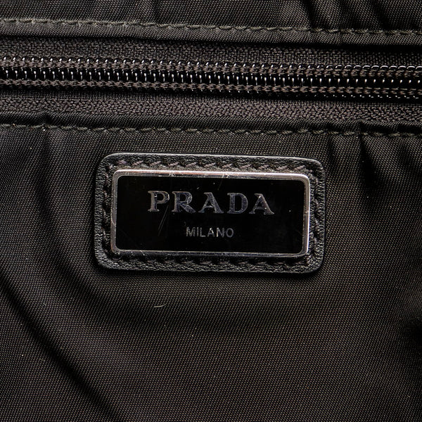 プラダ ブラック ナイロン リュック バックパック メンズ PRADA 【中古】