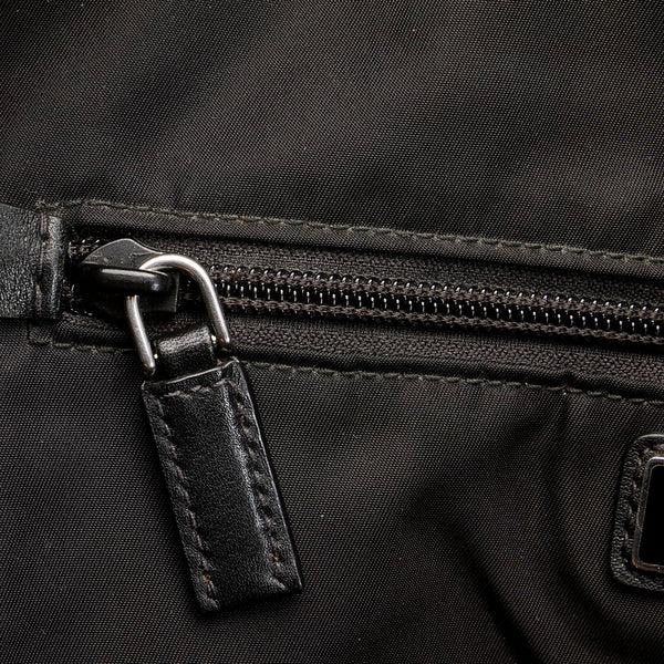 プラダ ブラック ナイロン リュック バックパック メンズ PRADA 【中古】
