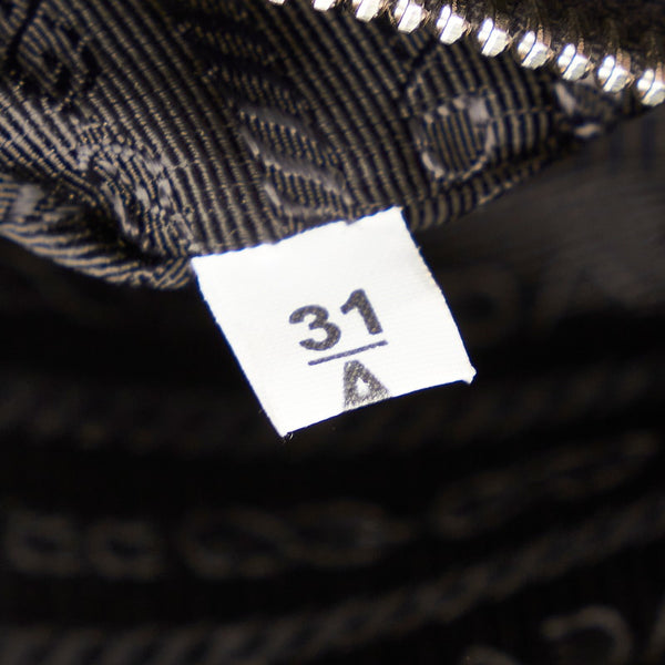 プラダ 恐竜モチーフ ブラック ホワイト レッド レザー ハンドバッグ ショルダーバッグ２WAY レディース PRADA 【中古】