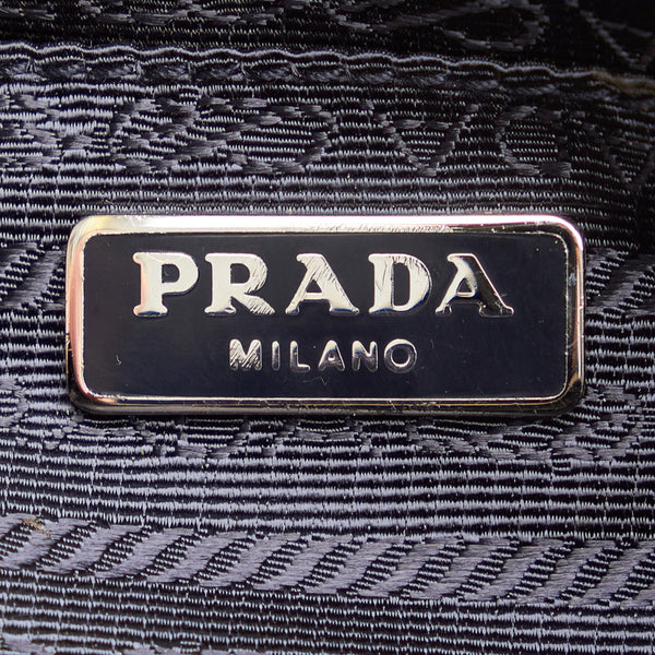 プラダ ショルダーバッグ ネイビー デニム レディース PRADA 【中古】