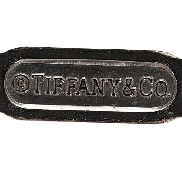 ティファニー K18WG ホワイトゴールド Pt950 プラチナ クラウンキー ネックレス レディース TIFFANY&Co. 【中古】