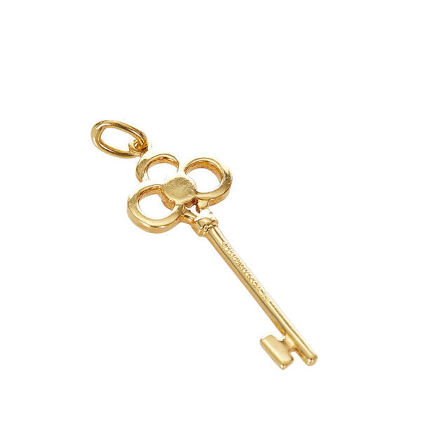 ティファニー K18YG イエローゴールド クラウンキー ペンダントトップ レディース TIFFANY&Co. 【中古】