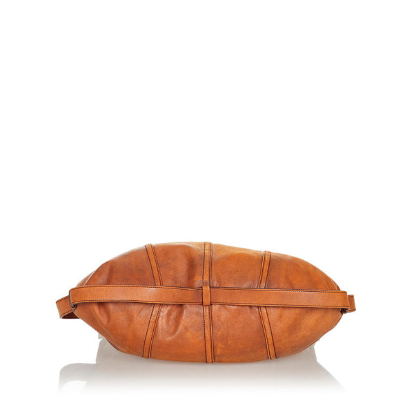 サンローラン ブラウン レザー ワンショルダー レディース SAINT LAURENT 【中古】