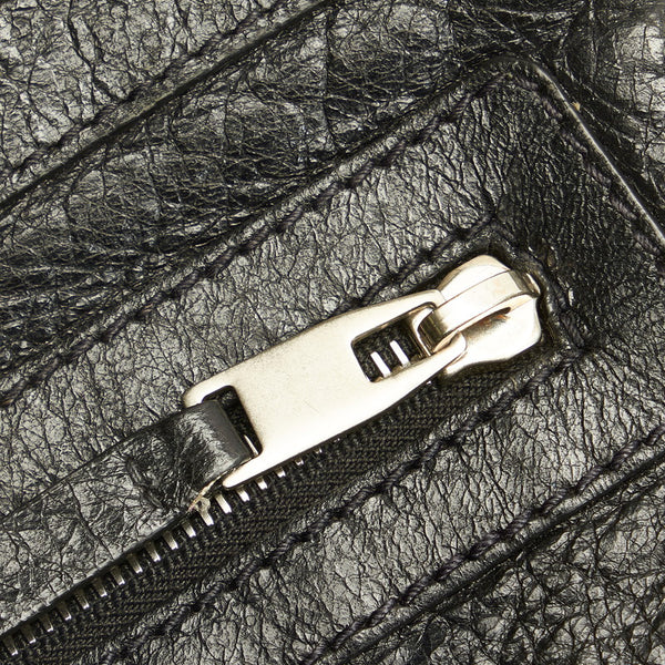 バレンシアガ 273022 ブラック レザー クラッチバッグ メンズ BALENCIAGA 【中古】